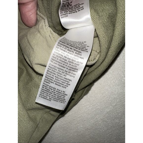 Topshop Floral Embroidered Patch Jacket Women's 6 Army Green Twill - Picture 10 of 12